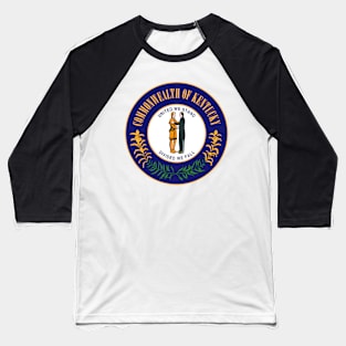 Kentucky Coat of Arms Baseball T-Shirt